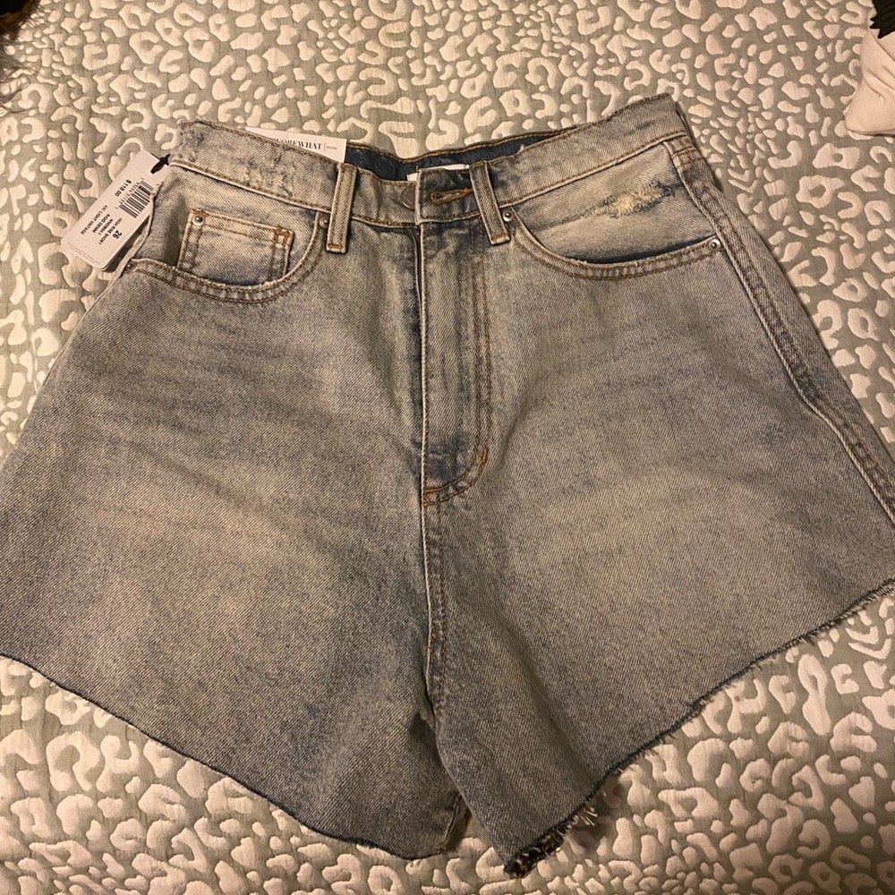 Shop weworewhat High Rise Shorts- Size 26 NWT